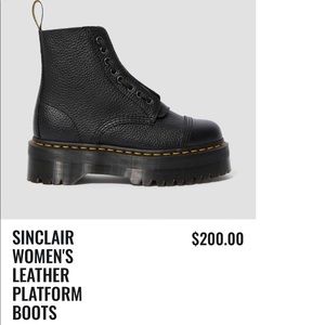 Dr. Martens Platform Leather Sinclair Boots